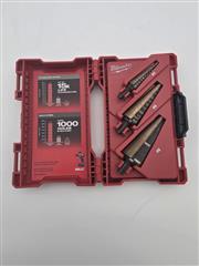 Milwaukee Tool 48-89-9291 Pro-Grade 3pc Cobalt Step Drill Bit Set/Kit w/ Case